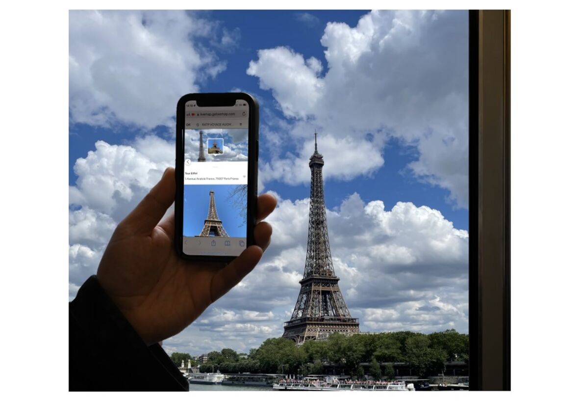Visuel Est-il vrai qu’il existe un dispositif de réalité augmentée sur la ligne 6 du métro ?