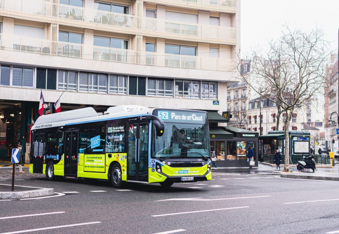 Visuel 1000 bus électriques en Île-de-France, vraiment ?