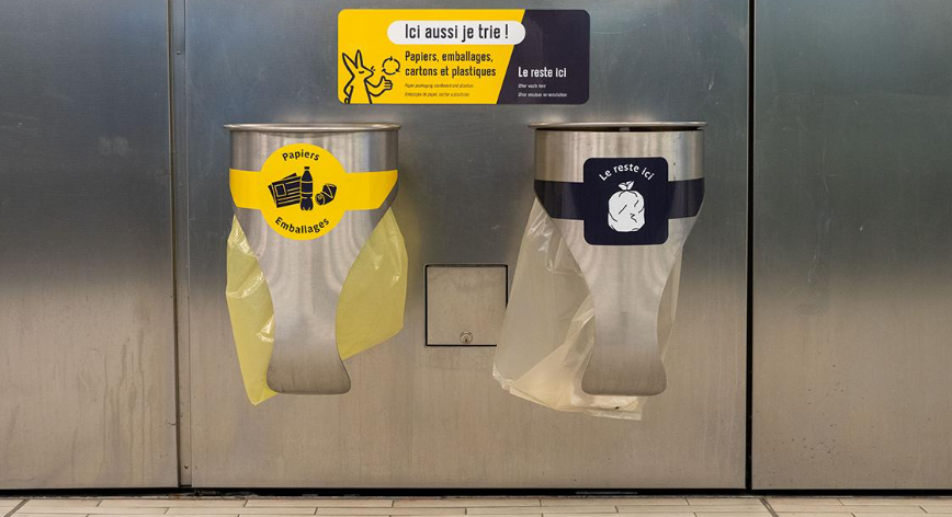 Visuel Le tri des déchets en station, c’est possible ?