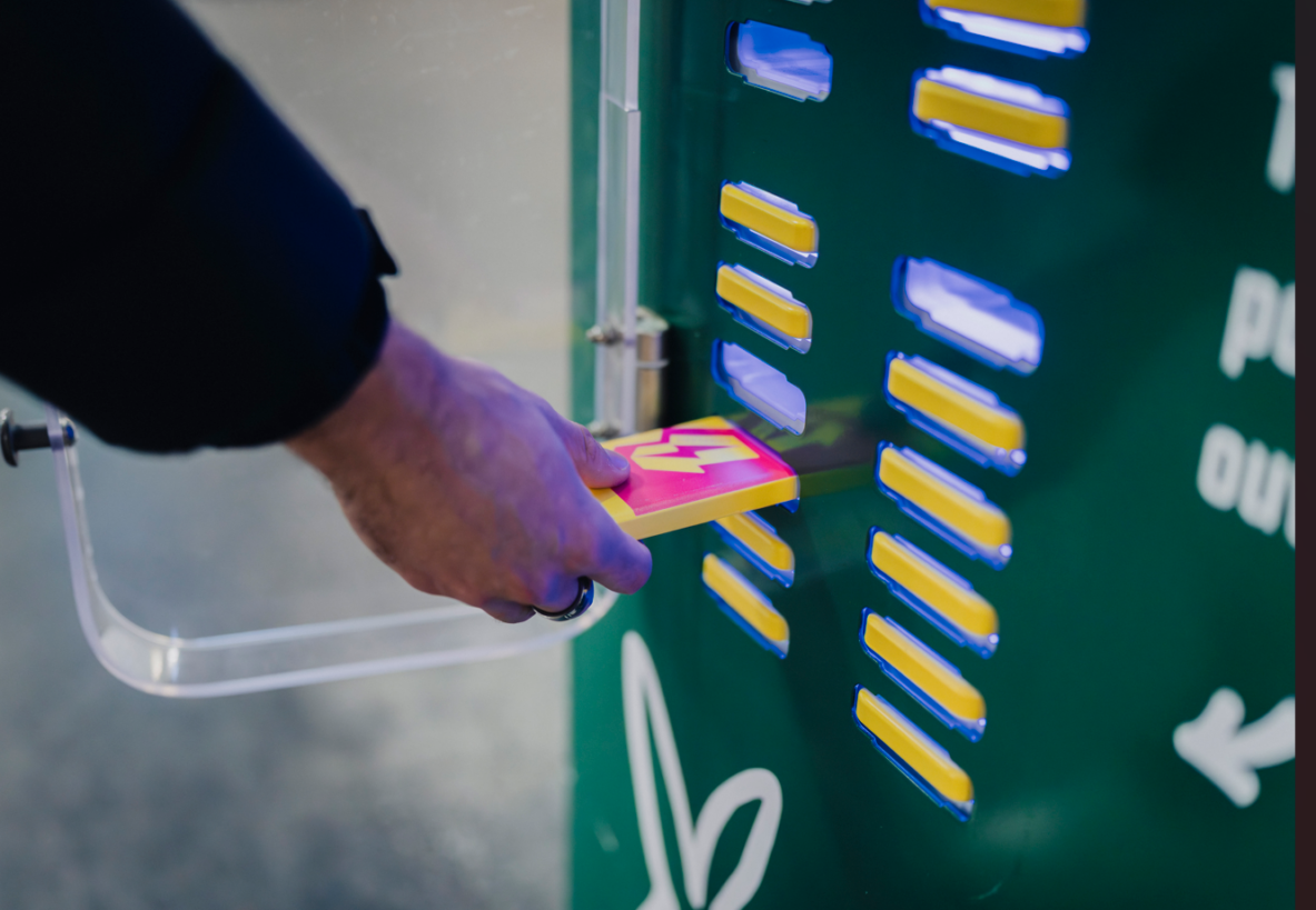Visuel Peut-on bénéficier de batteries portables en station ?