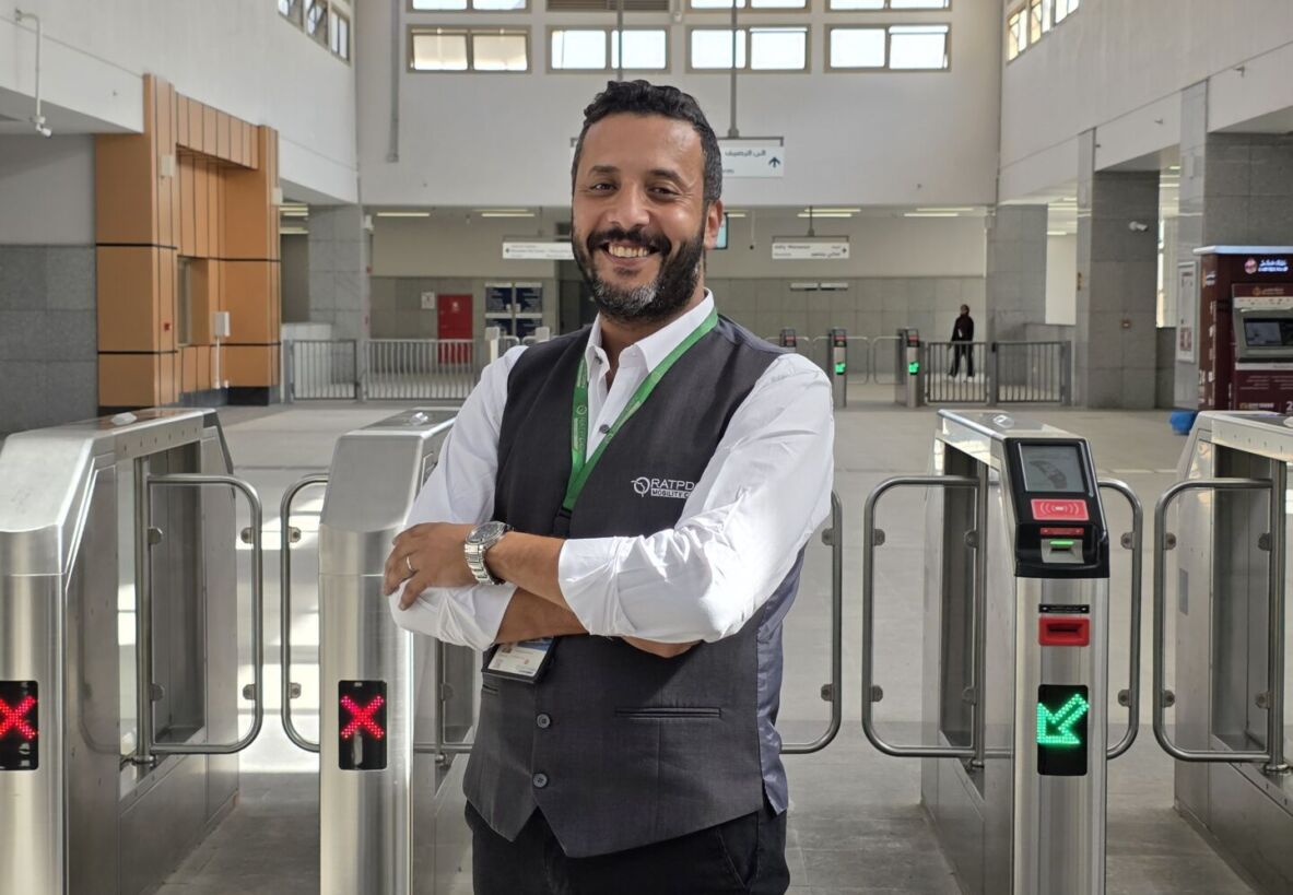 Visuel Ali Tohamy, la sécurité au service de l’humain au métro du Caire