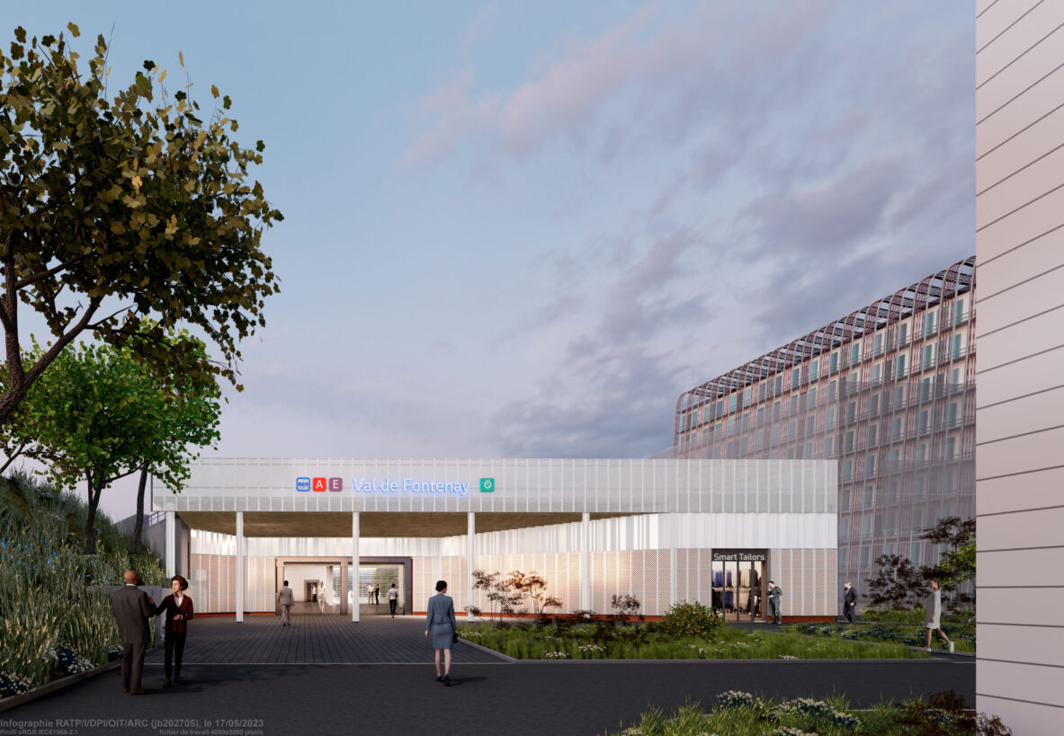 Visuel Reportage : La gare de Val de Fontenay en pleine transformation