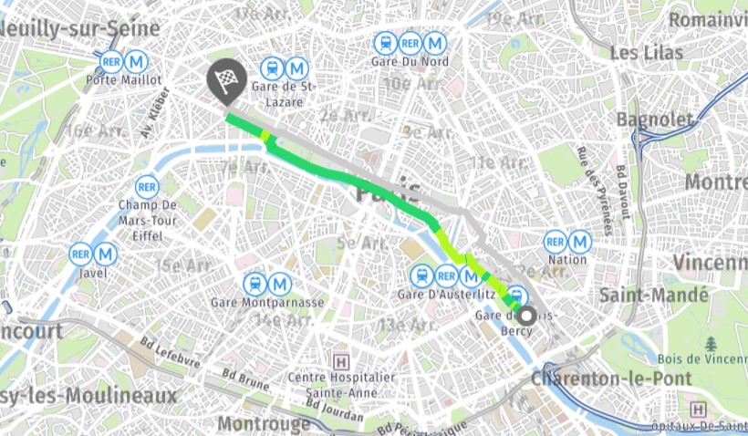 Visuel Comment fonctionne le service GPS vélo disponible sur le service Mappy ?